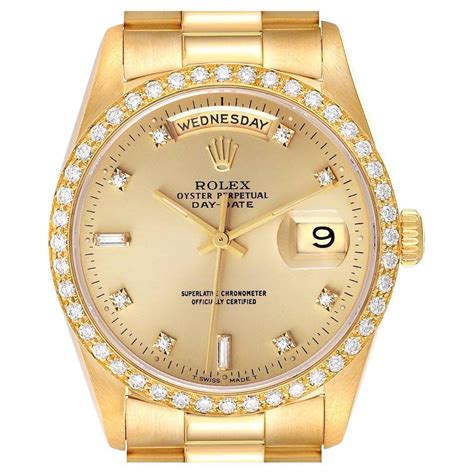 rolex or diamant homme|rolex or jaune.